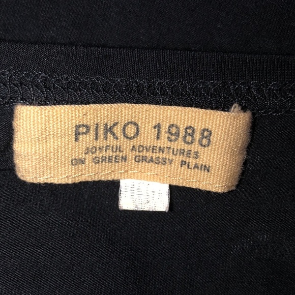 PIKO size medium black tunic top oversized - Picture 5 of 5